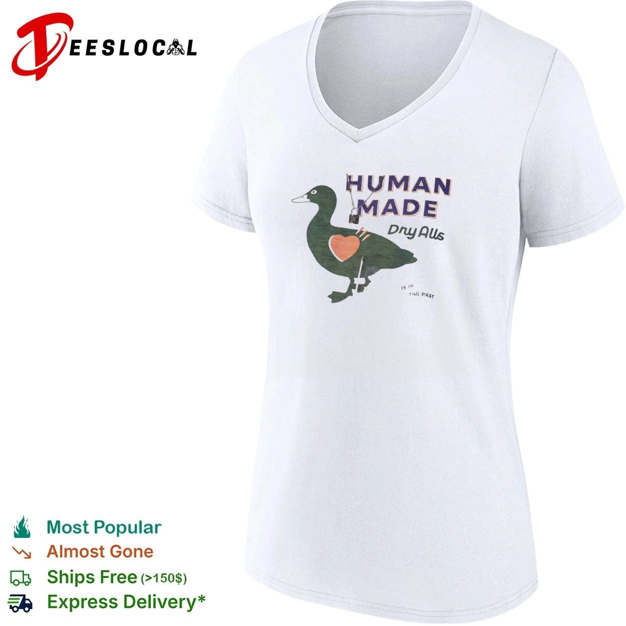 Human Made Dry Alls Duck Heart Nigo Streetwear T-shirt