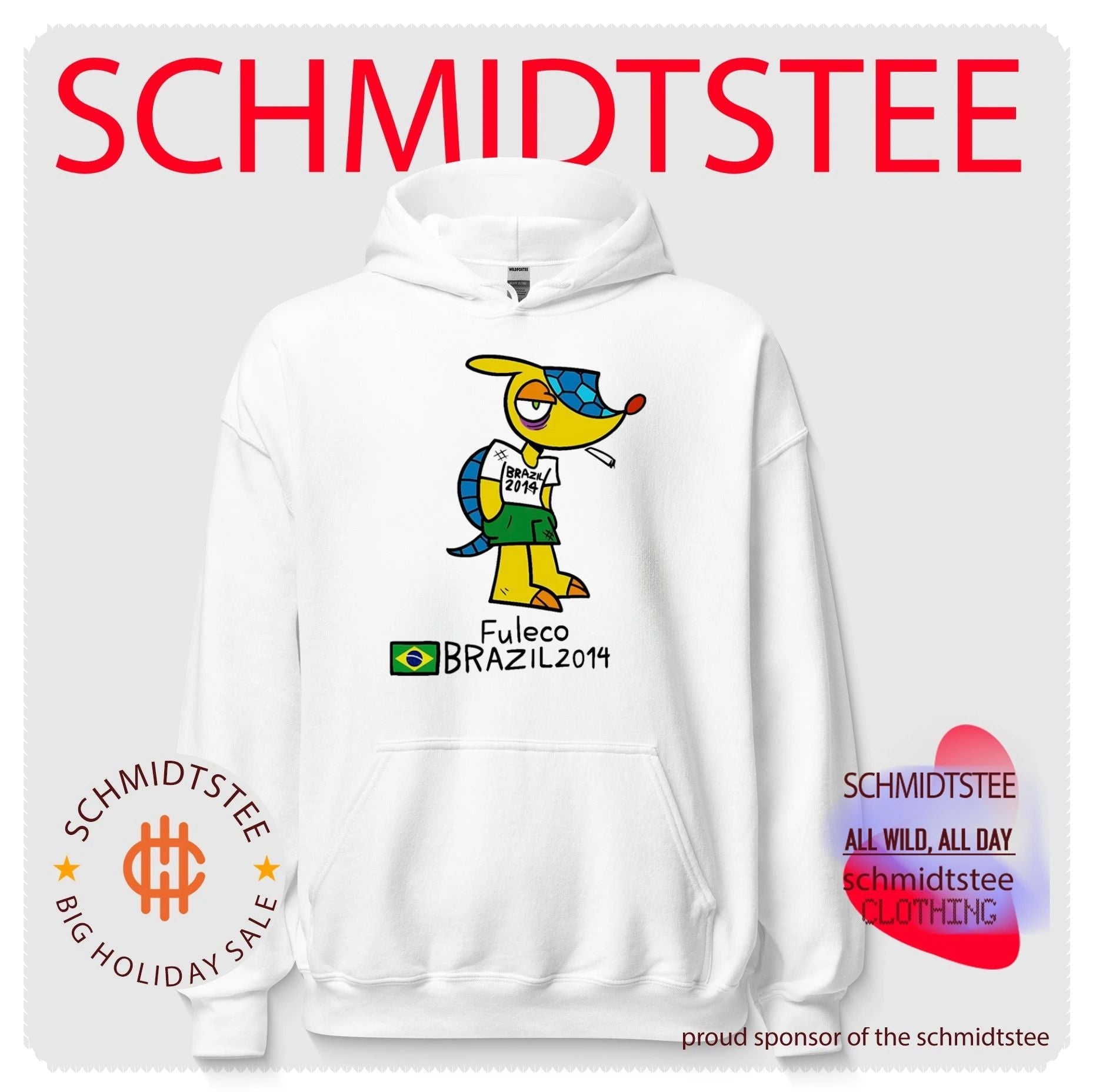 Fuleco Brazil 2014 World Cup Mascot shirt