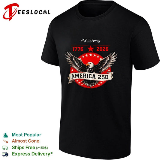 WalkAway America 250 1776 2026 Patriotic Eagle T-shirt