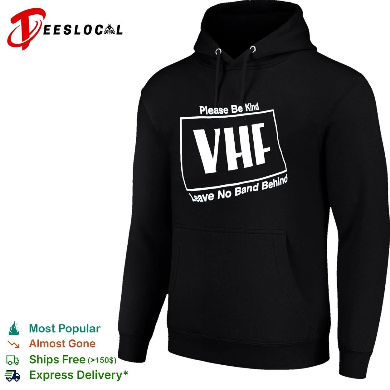 Please Be Kind Vhf Leave No Band Behind T-shirt