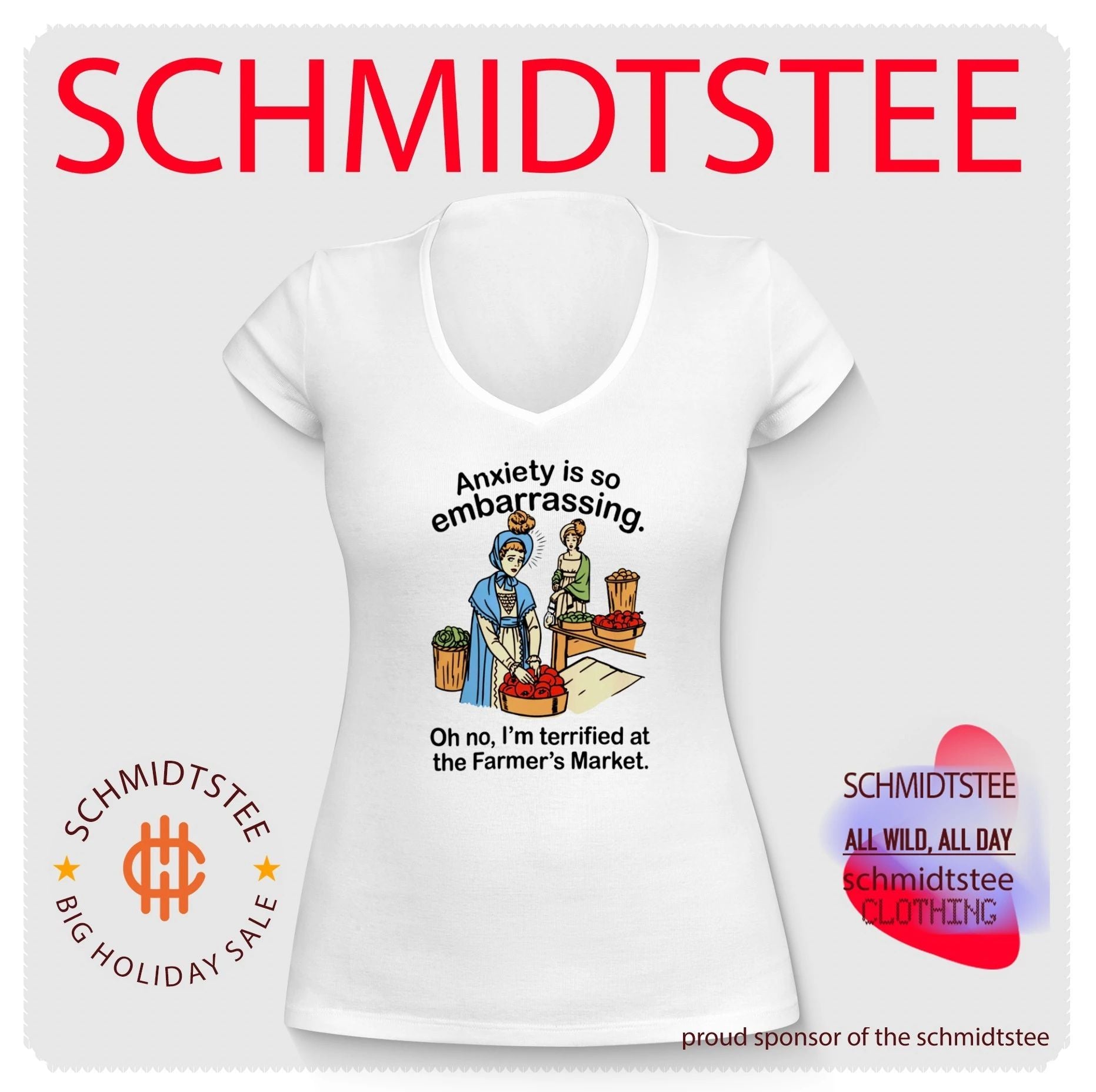 Anxiety Is so Embarrassing Terrified at the Farmer’s Market shirt