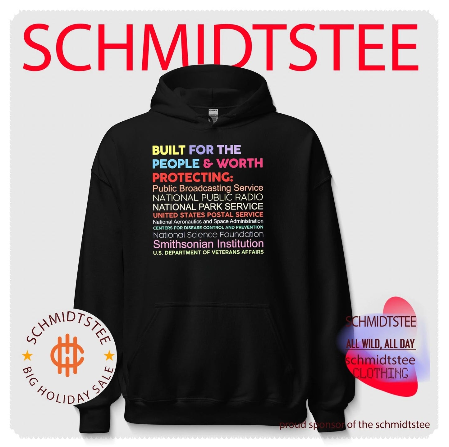 Built for the people and worth protecting public broadcasting service shirt