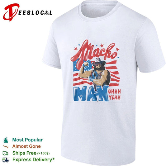 Patriotic Macho Man Randy Savage Ohhhh Yeah T-shirt