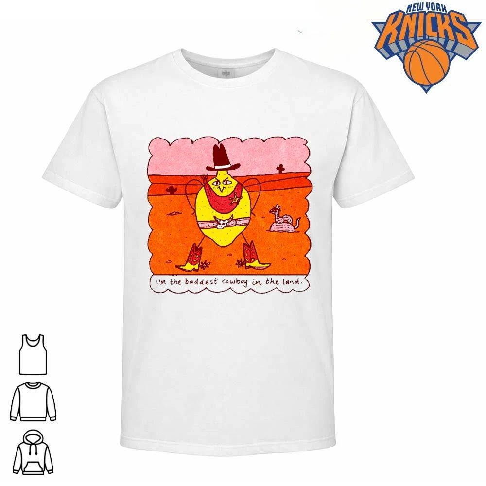 Im The Baddest Cowboy In The Land Funny Lemon Western Desert Shirt