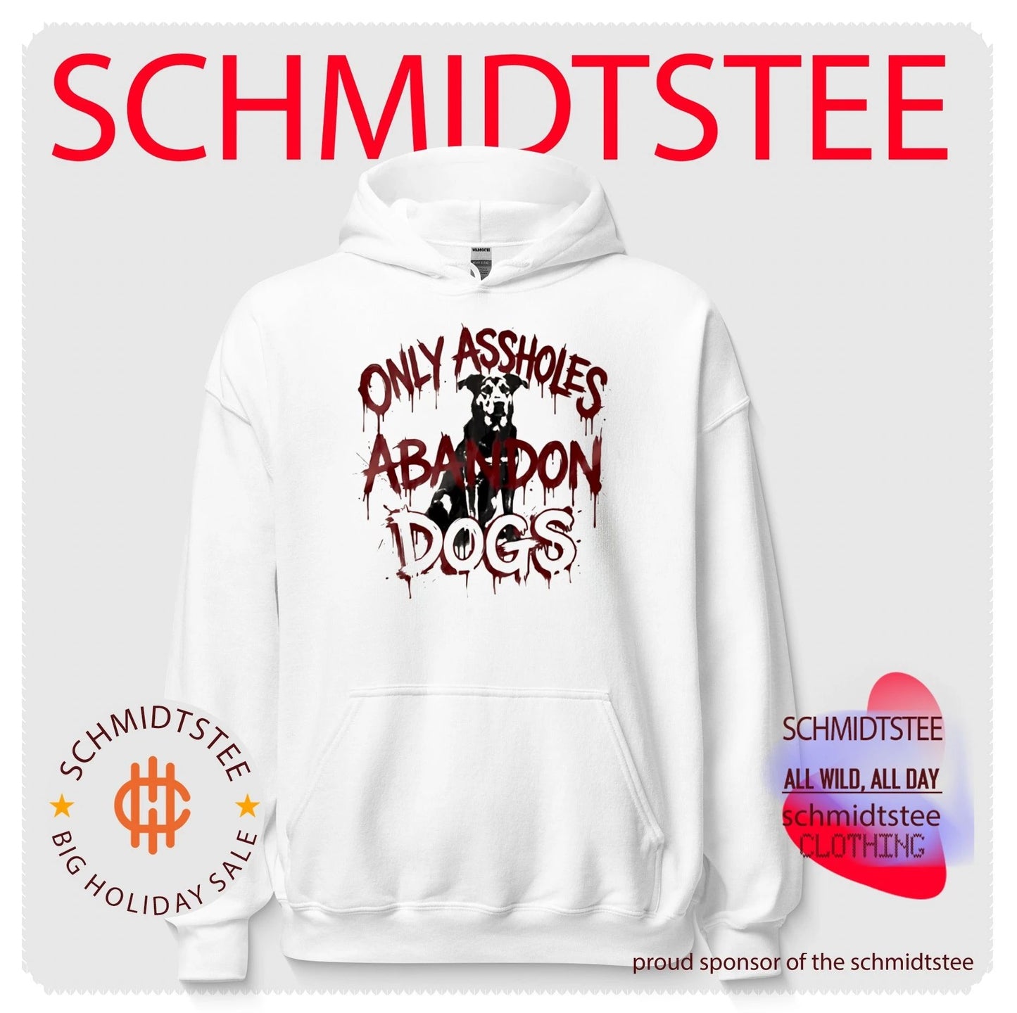 Only Assholes Abandon Dogs dog rescue animal welfare shirt