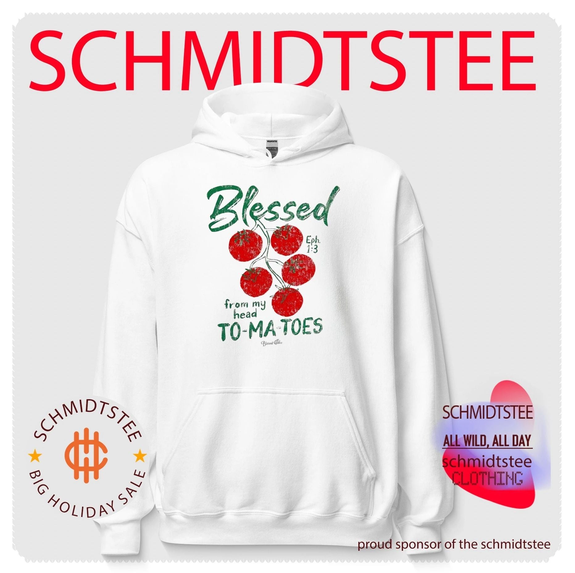 Blessed from my head To-ma-toes shirt