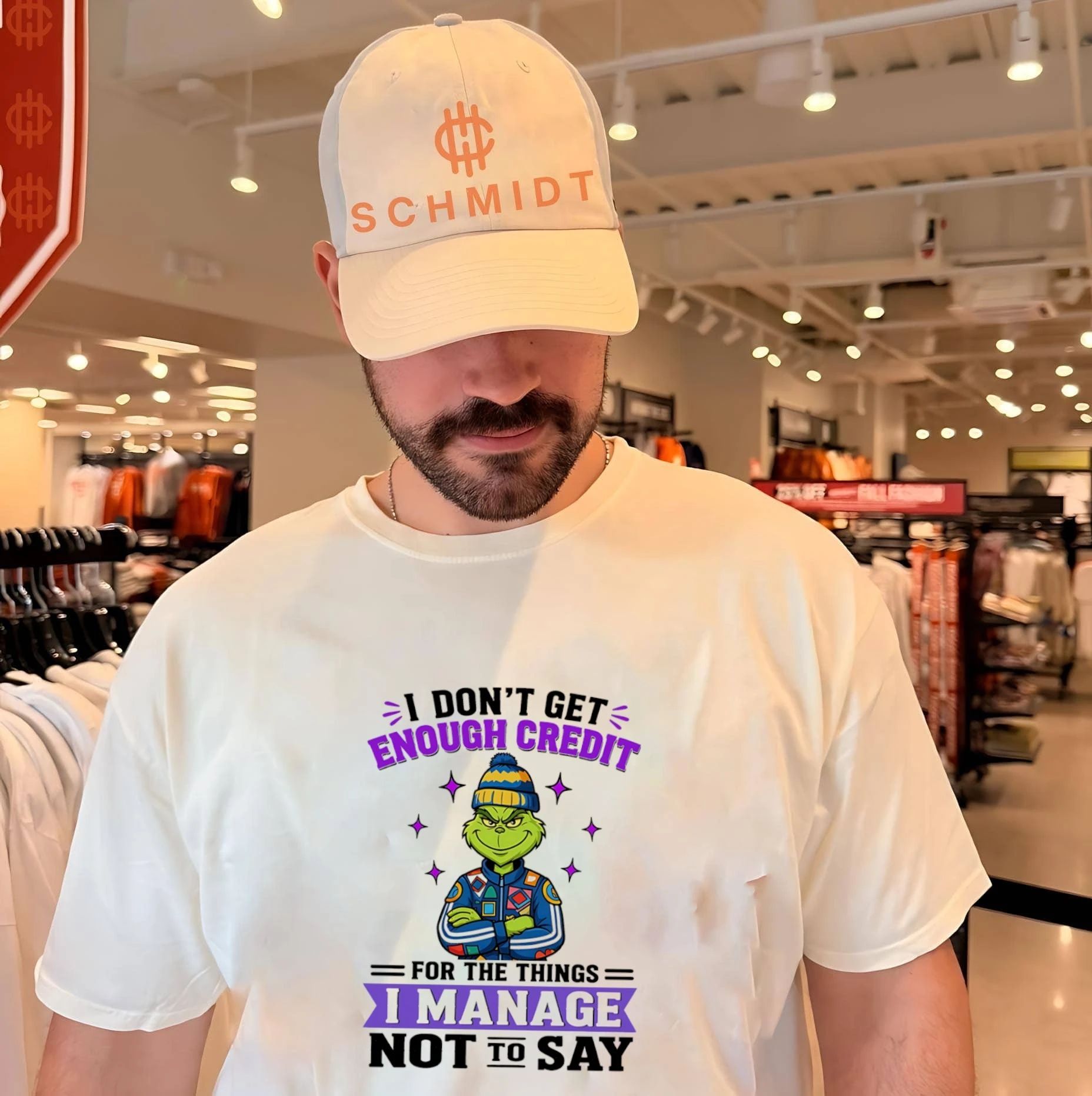 I don’t get enough credit for the things I manage not to say Grinch shirt