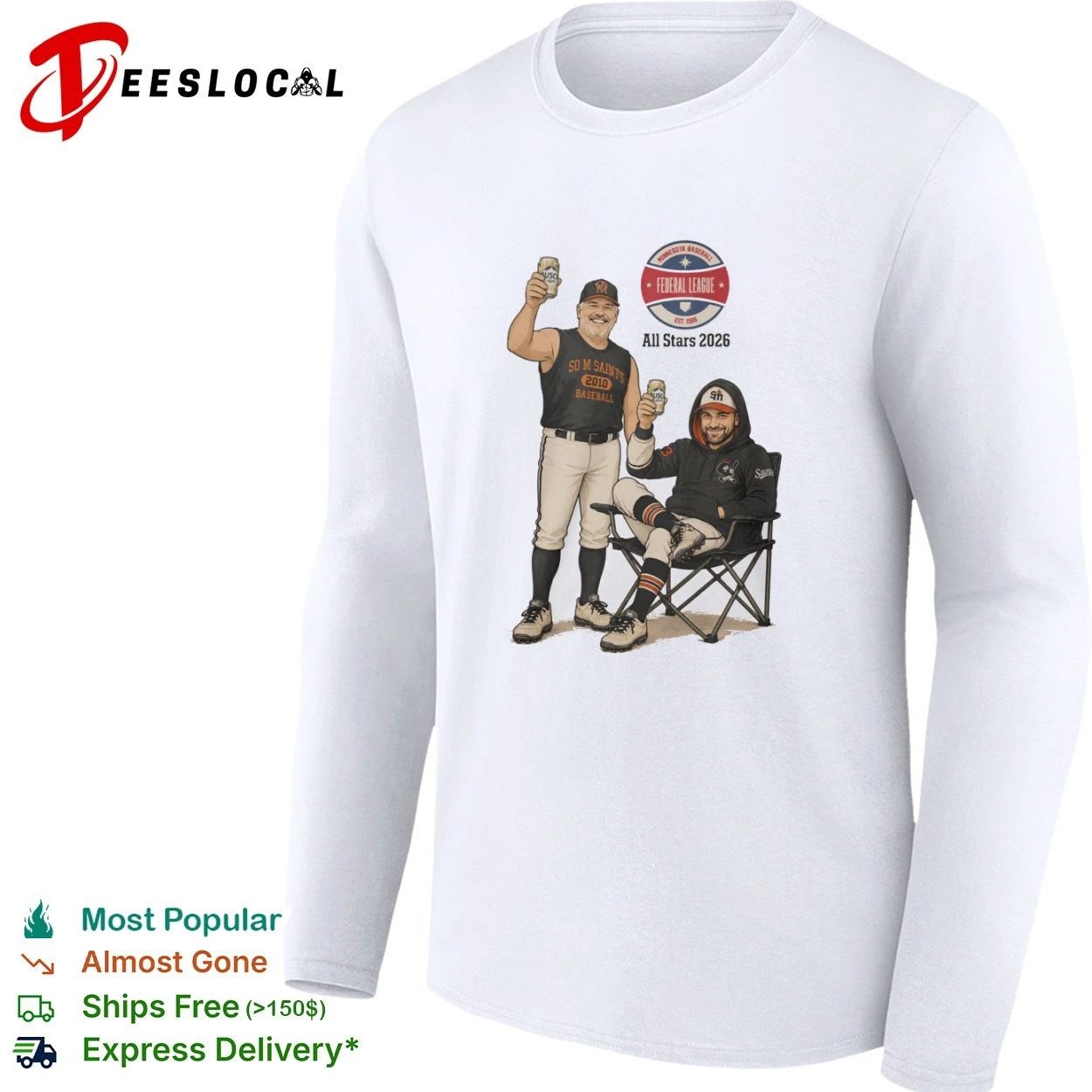 So M Saints 2010 Baseball Minnesota Baseball Federal League All Stars 2026 T-shirt