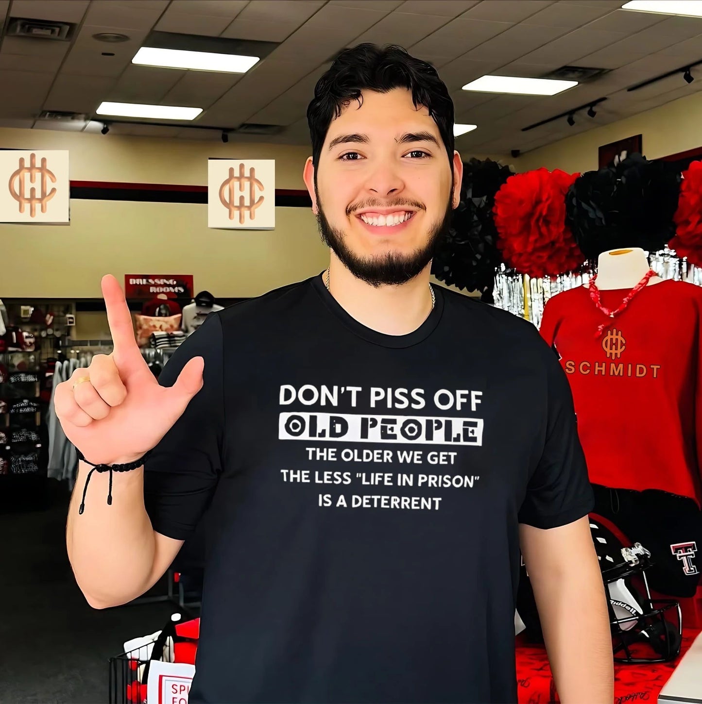 Don’t piss off old people the older we get the less life in prison is a deterrent shirt