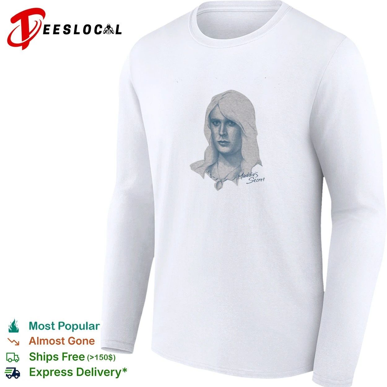 Maddie’s Secret Maddie Portrait Sketch T-shirt