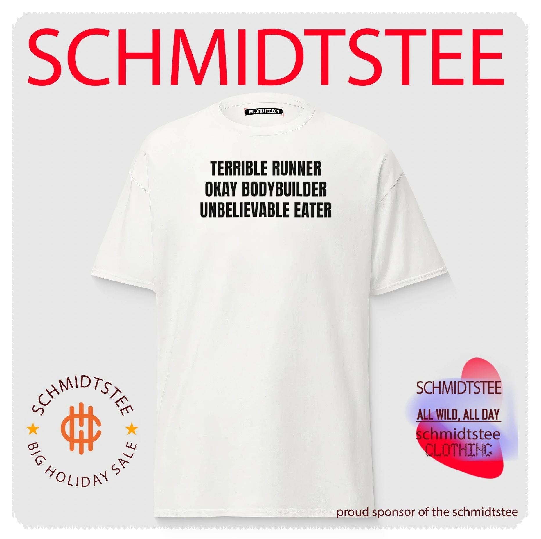 Terrible Runner Okay Bodybuilder Unbelievable Eater shirt