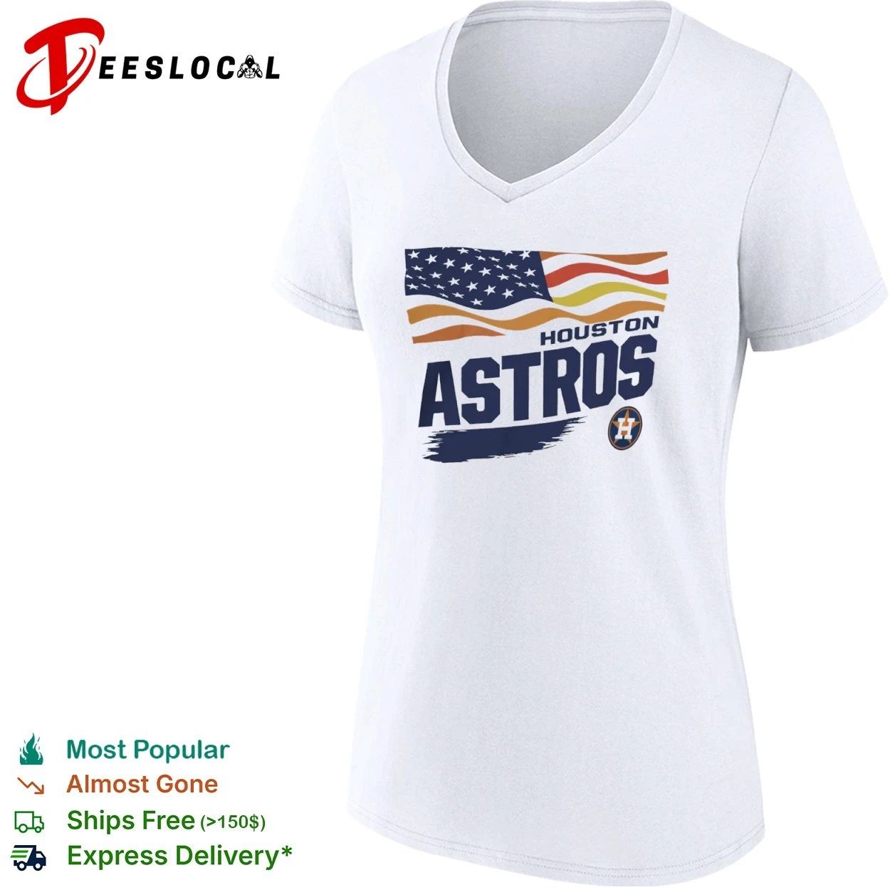 Houston Astros Starter Waving Flag MLB T-shirt