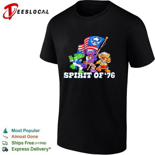 Grateful Dead Spirit of ’76 Dancing Bears T-shirt