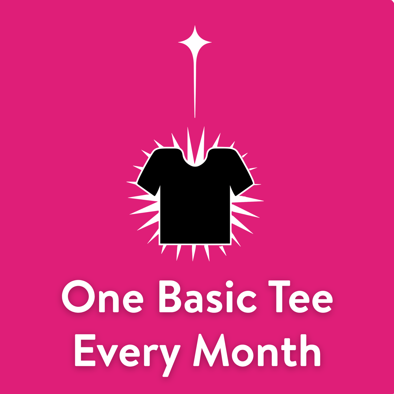 One Basic Tee Monthly Subscription