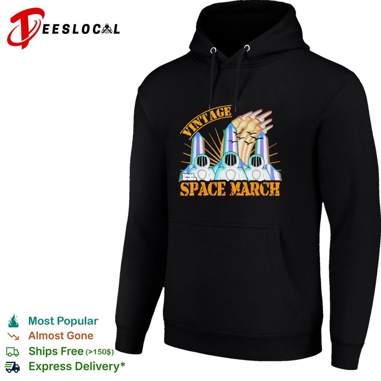 Vintage Space March Astronauts astronaut T-shirt