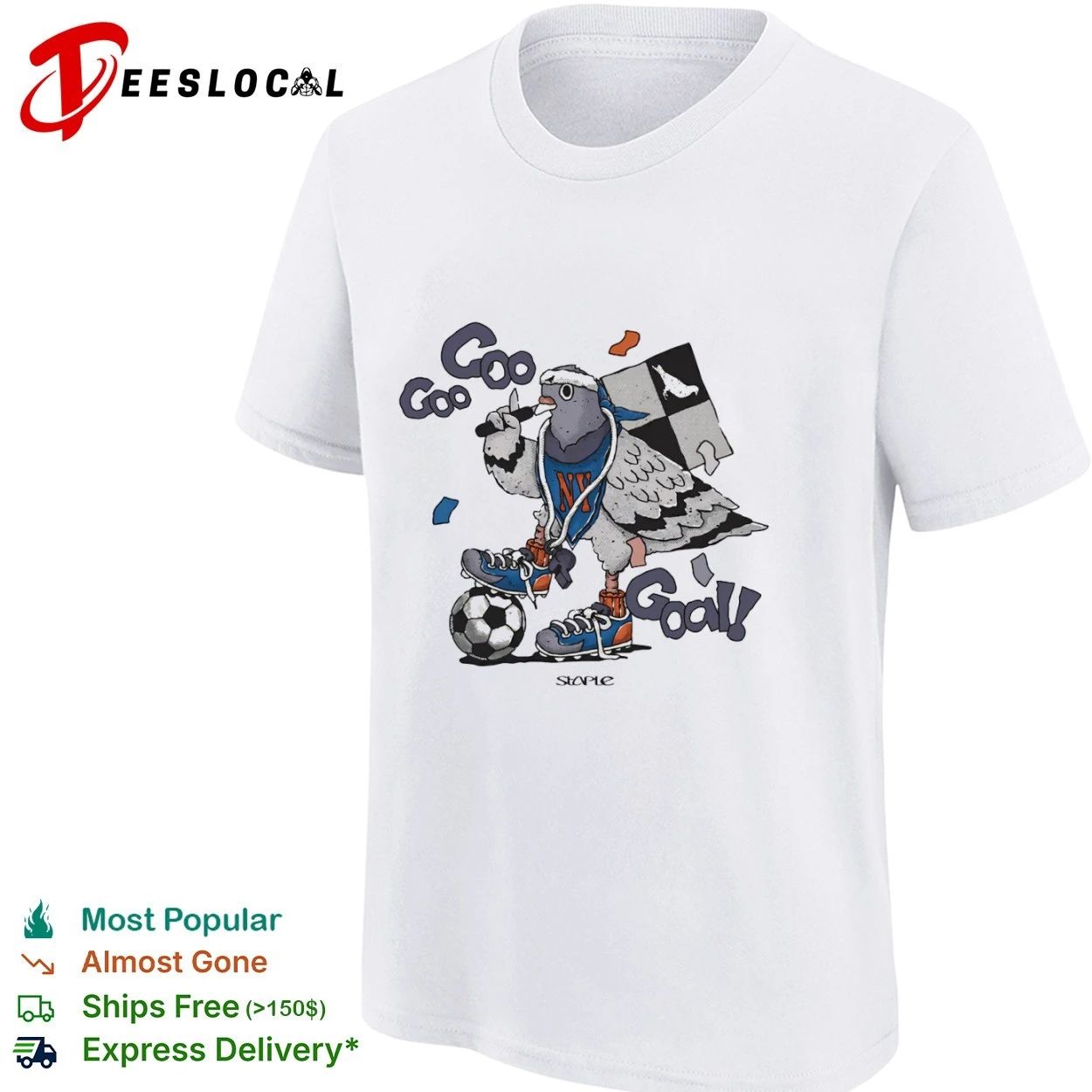 Staple Goo Goo Goal World Cup Pigeon soccer T-shirt