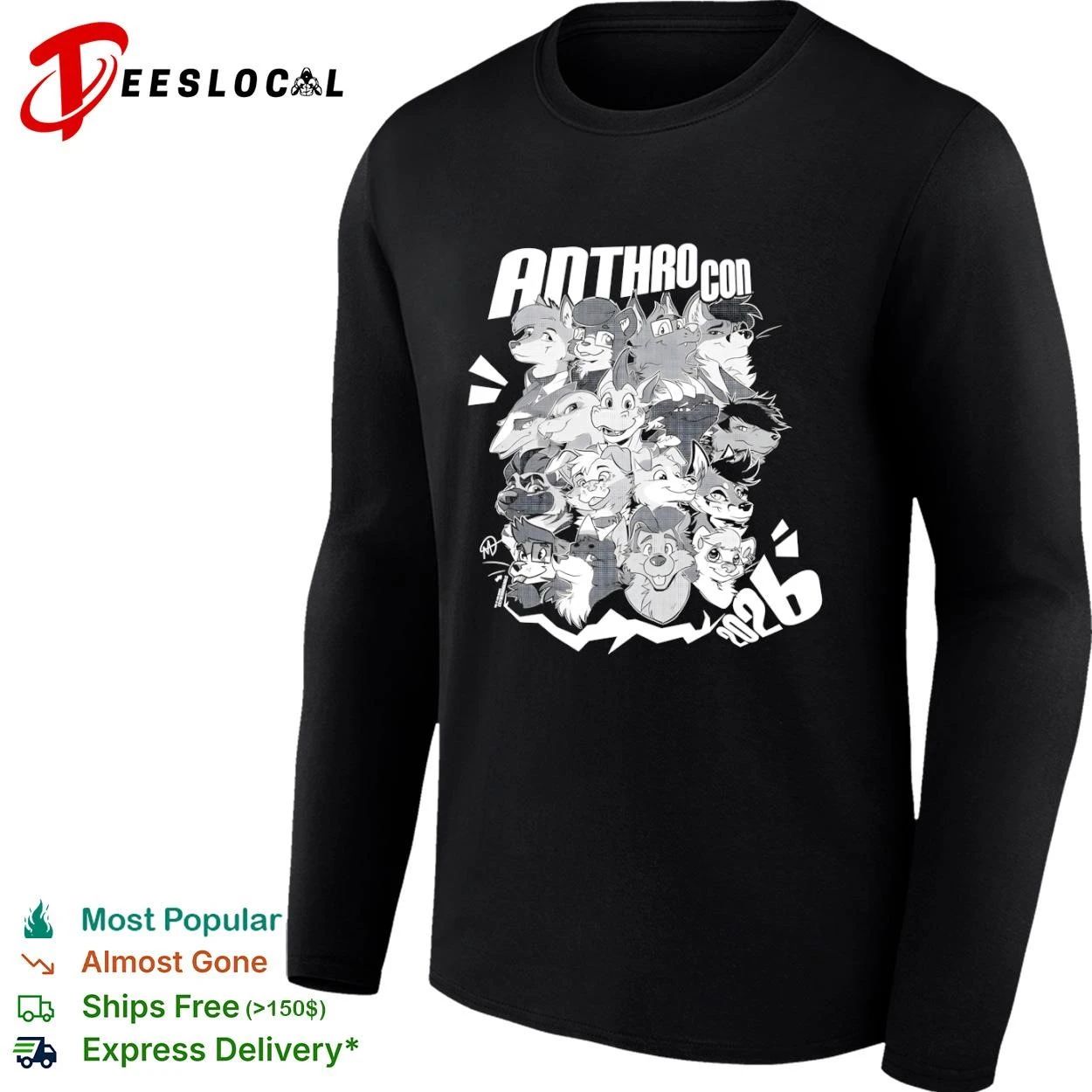 Anthro Con 2026 furry fandom convention T-shirt