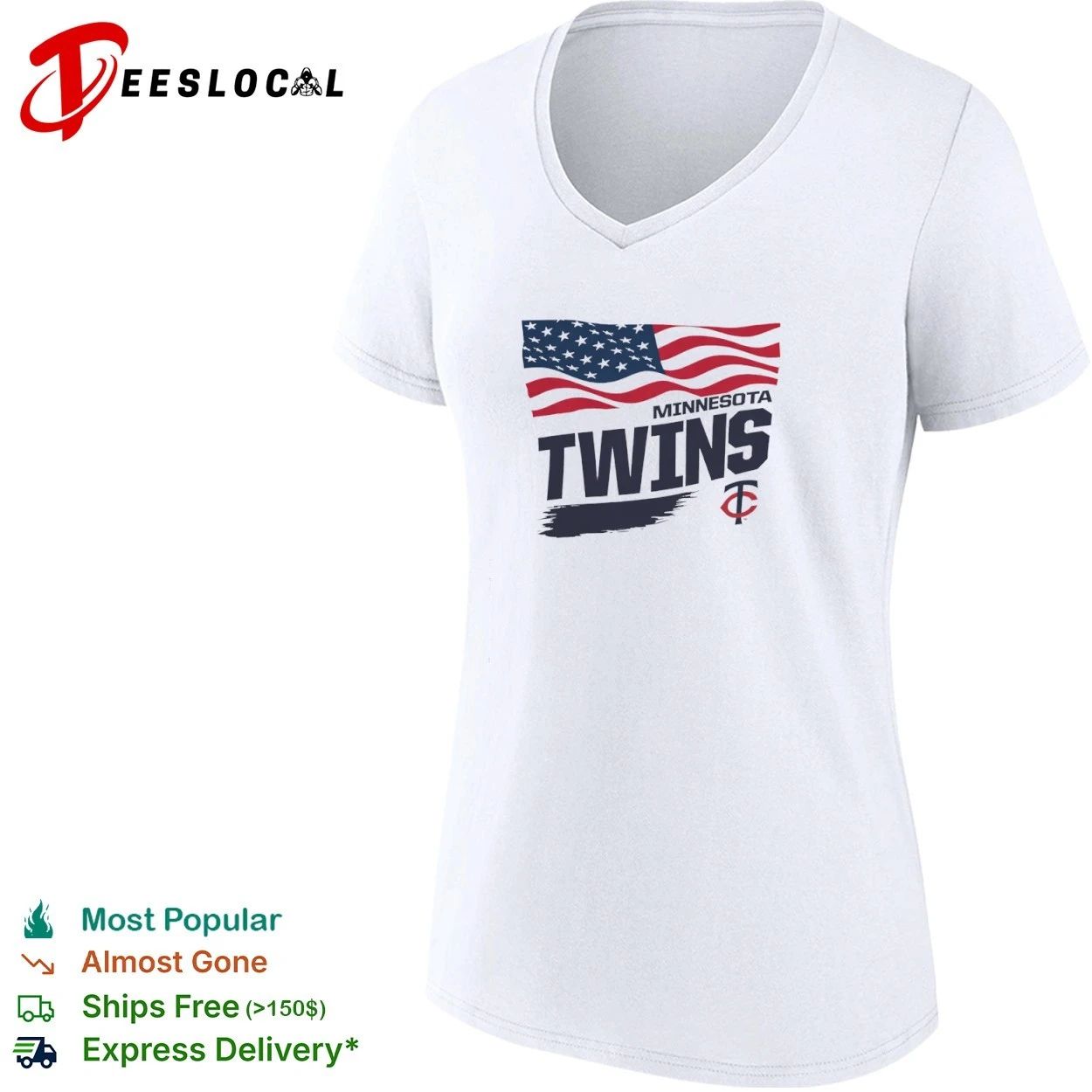 Minnesota Twins Starter Waving Flag MLB T-shirt