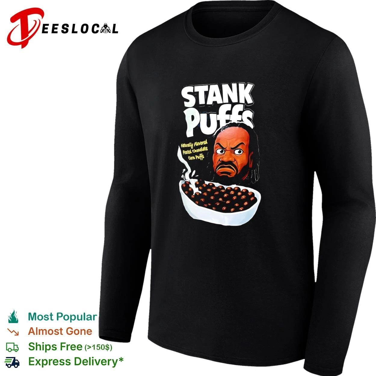 Stank Puffs Naturally Flavored Frosted Chocolate Corn Puffs T-shirt