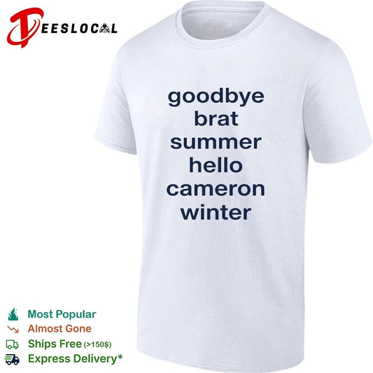 Goodbye Brat Summer Hello Cameron Winter T-shirt