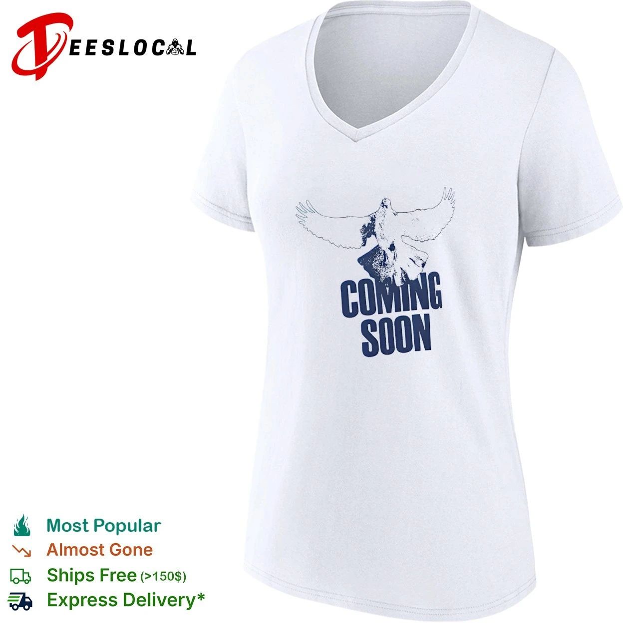 Coming Soon Dove inspirational bird T-shirt