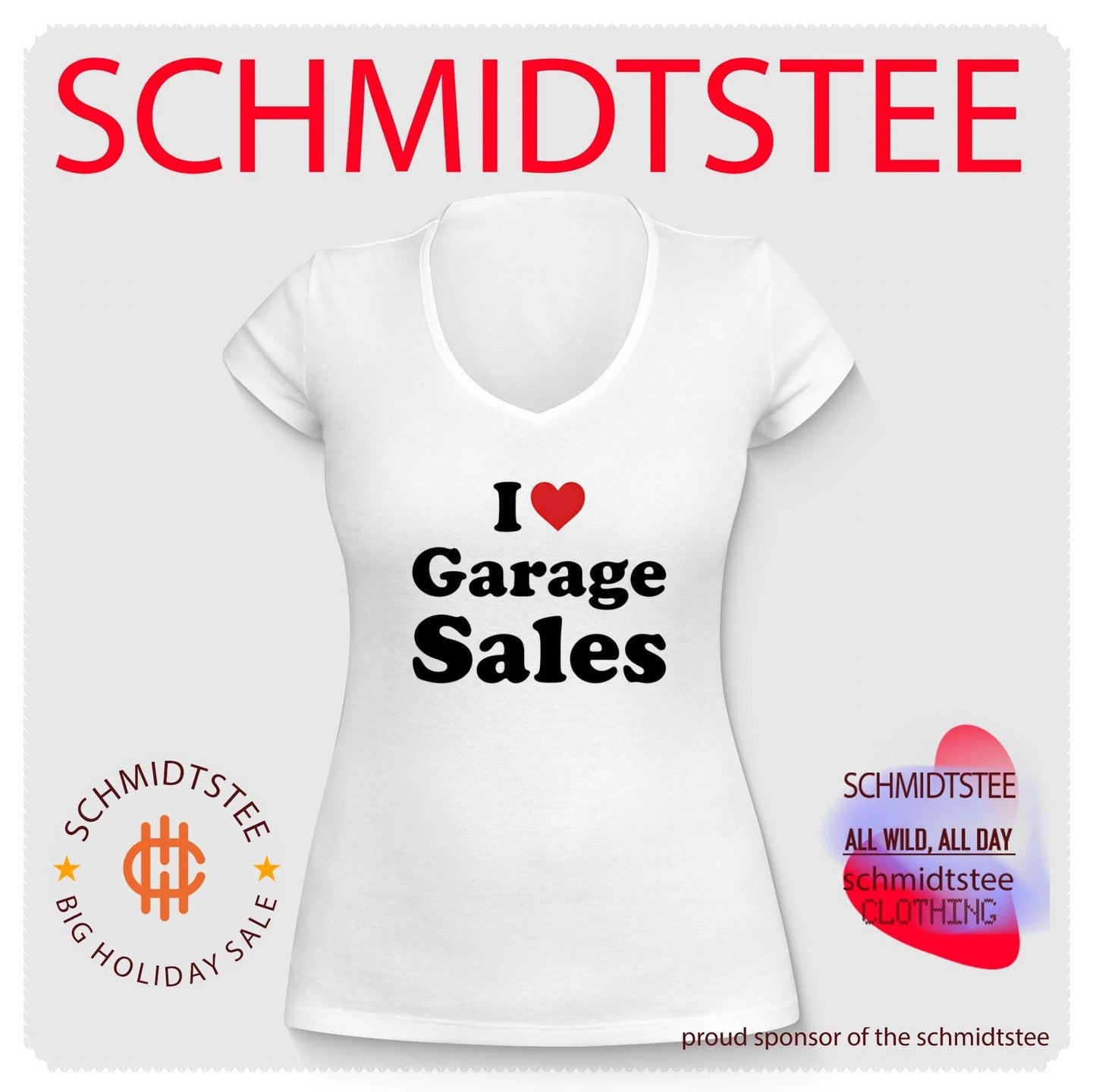 I Love Garage Sales thrifting bargain hunting shirt