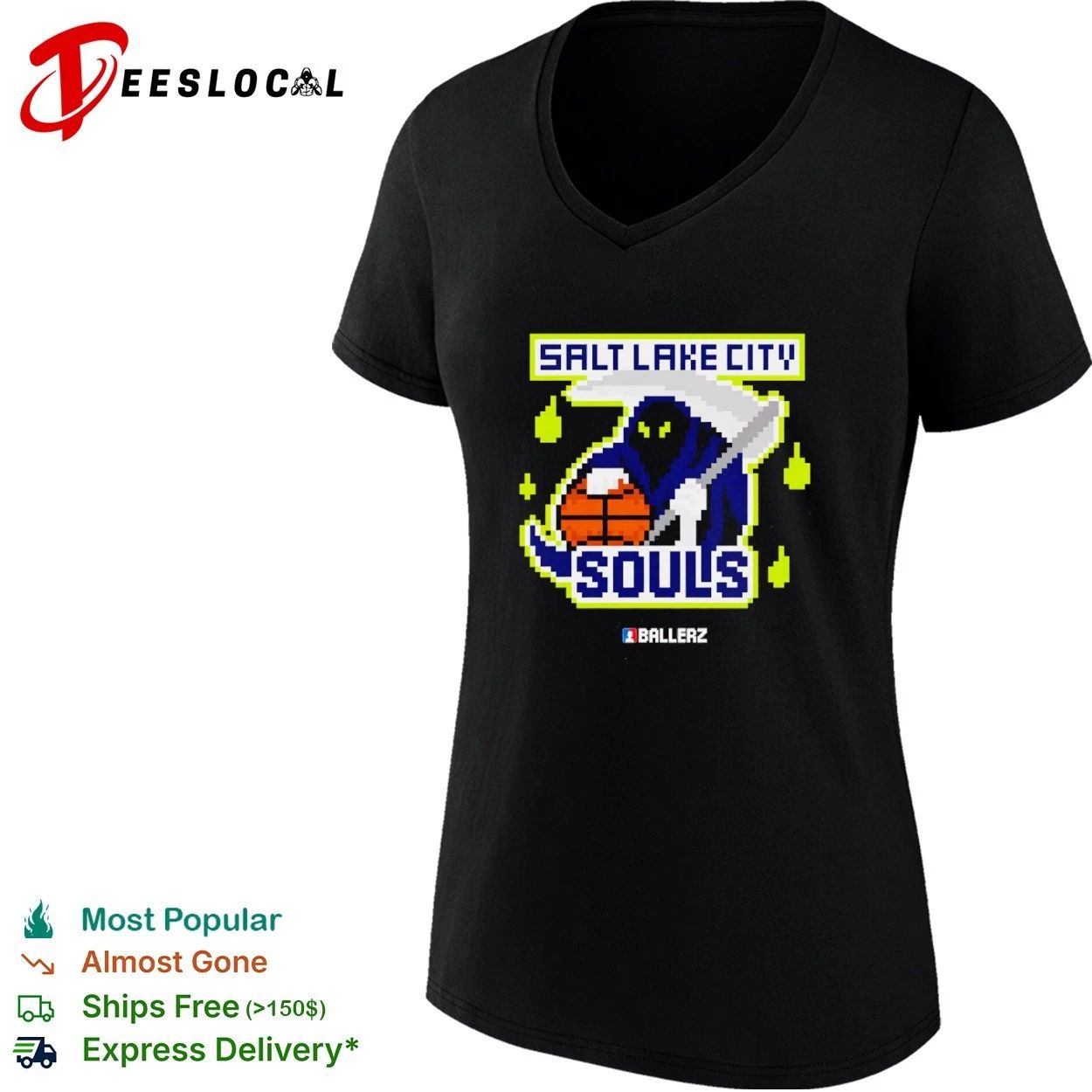Salt Lake City Souls Ballerz Utah Jazz T-shirt
