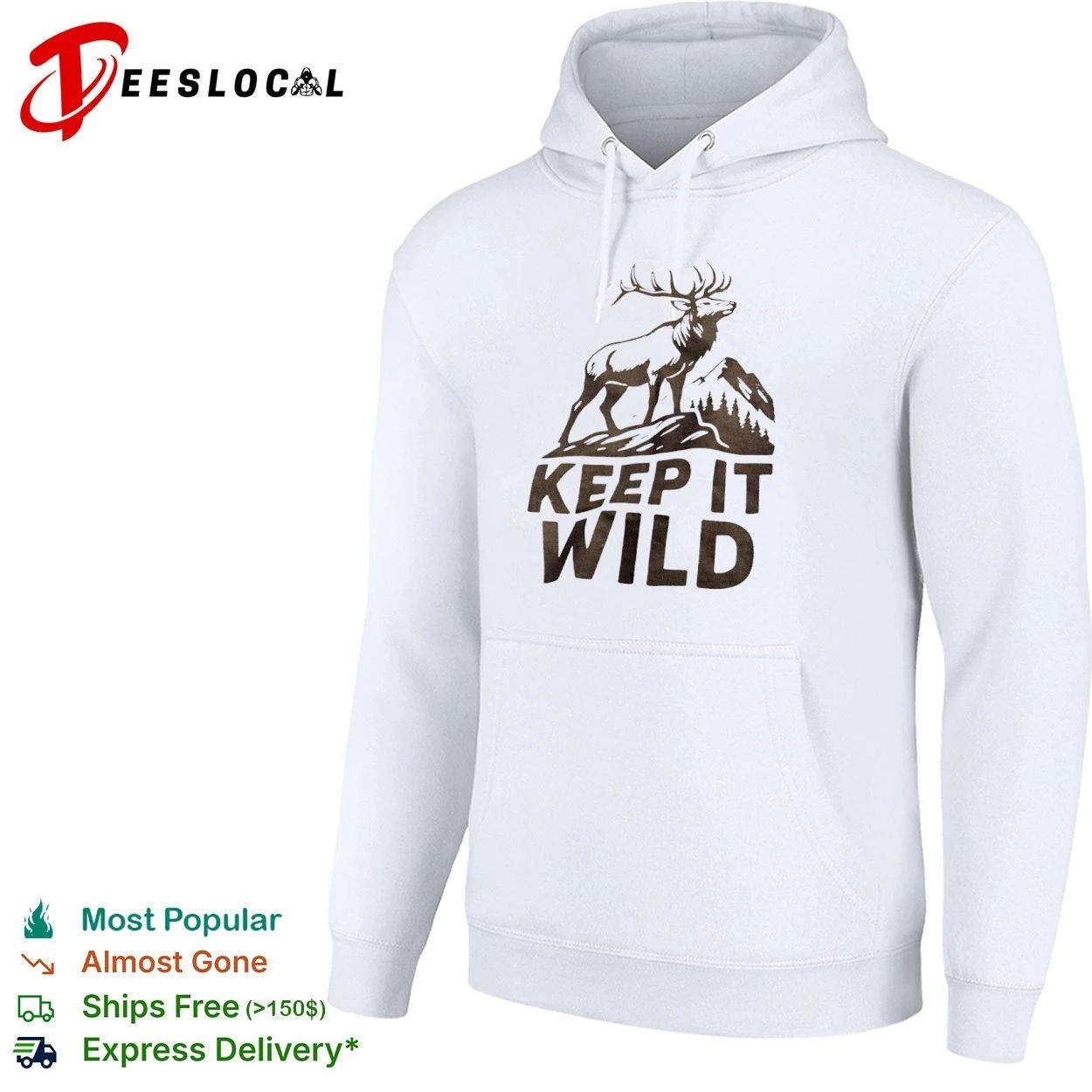 Keep It Wild Elk Mountain Forest wildlife T-shirt