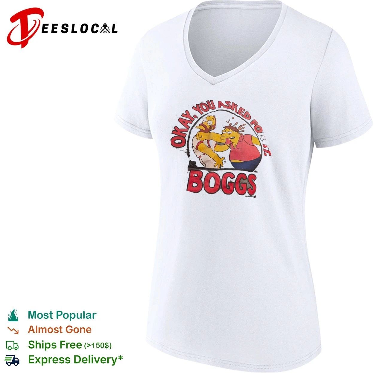 Okay You Asked for It Boggs The Simpsons T-shirt
