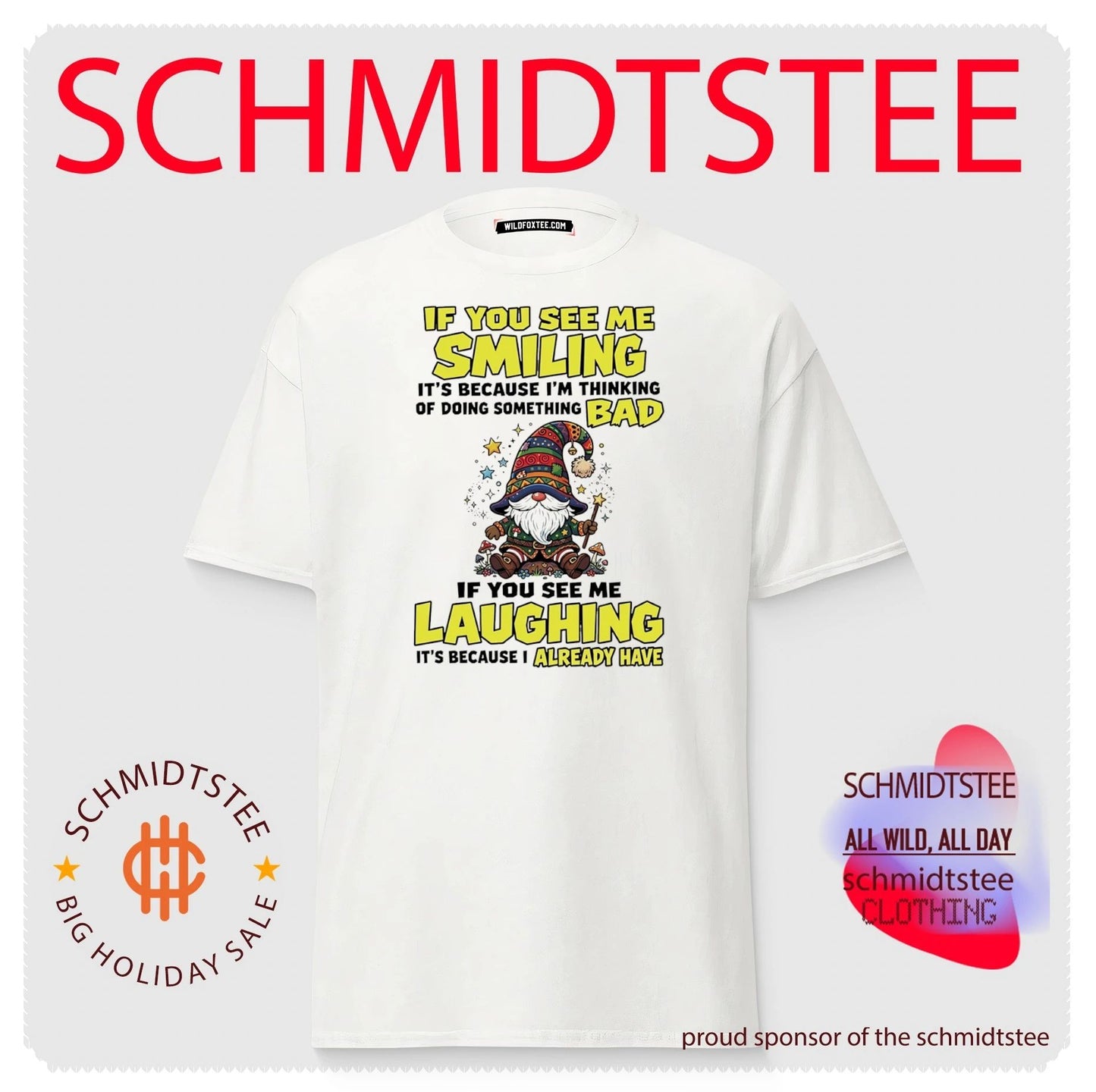 If you see me smiling it’s because I’m thinking of doing something bad shirt