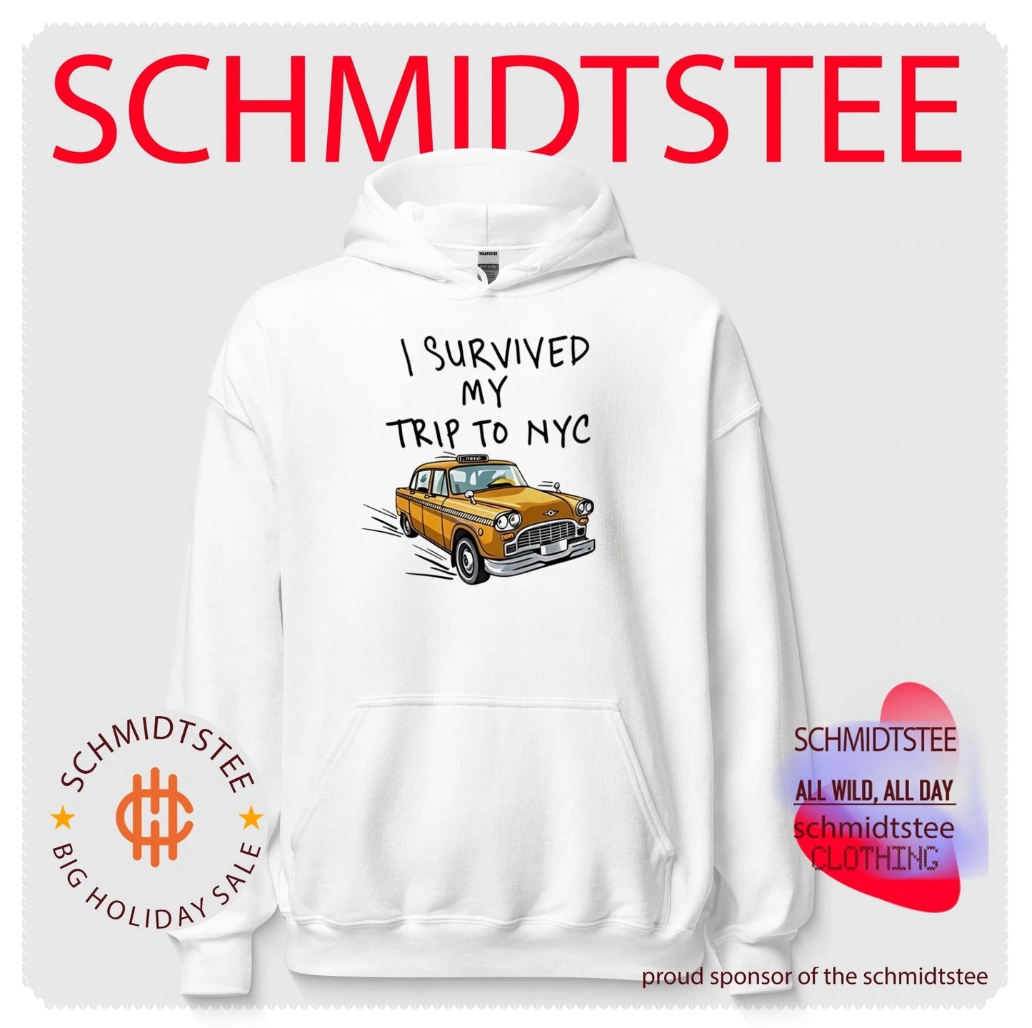 I Survived My Trip To NYC White car shirt