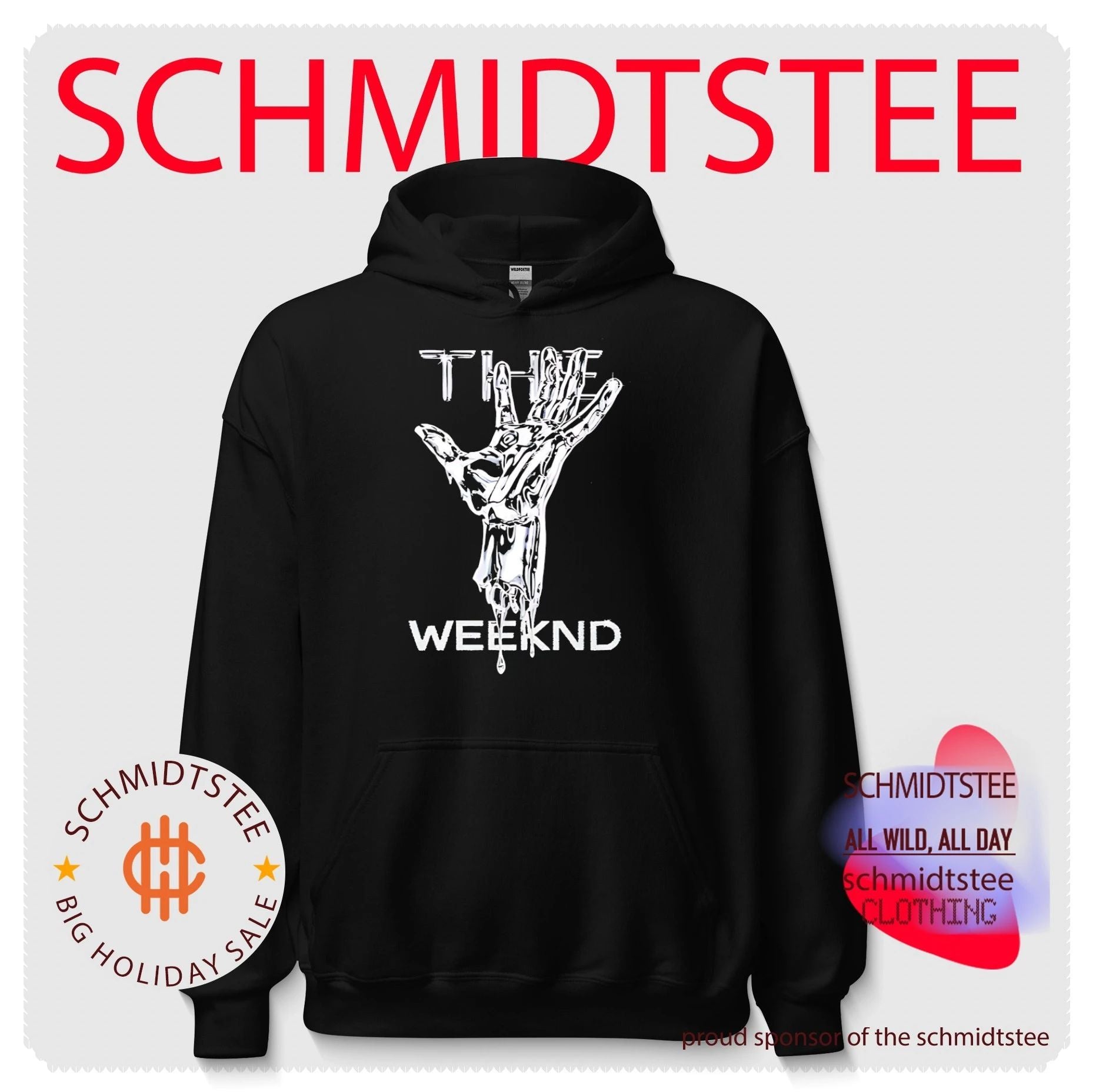 The Weeknd melting hand vintage shirt