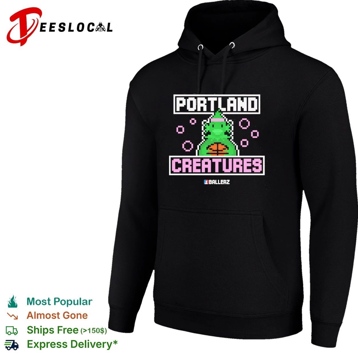 Portland Creatures Ballerz basketball T-shirt