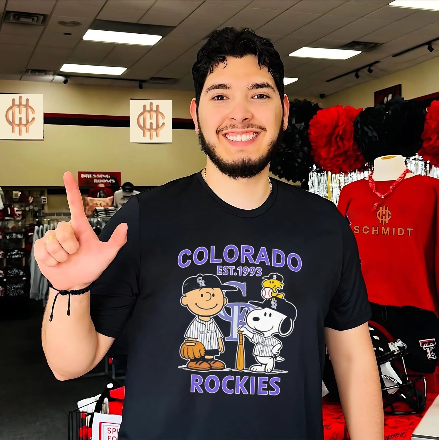 Peanuts x Colorado Rockies est 1993 shirt