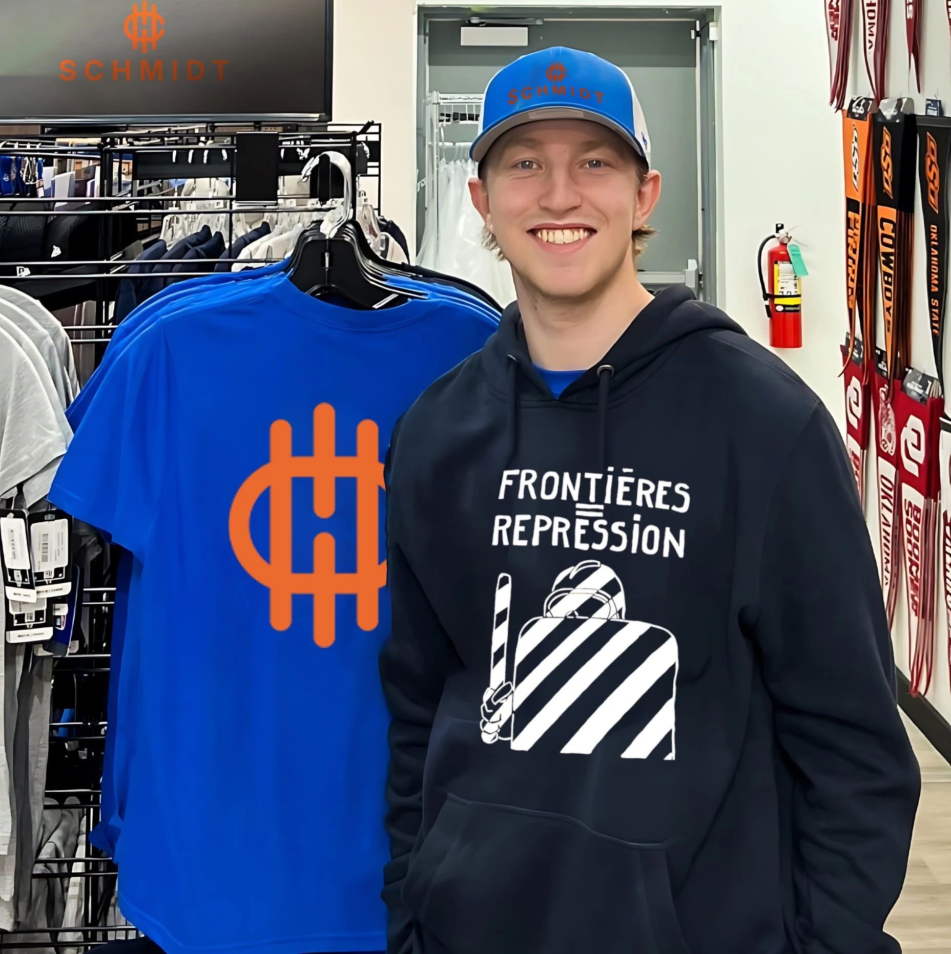 Frontieres Repression slogan shirt