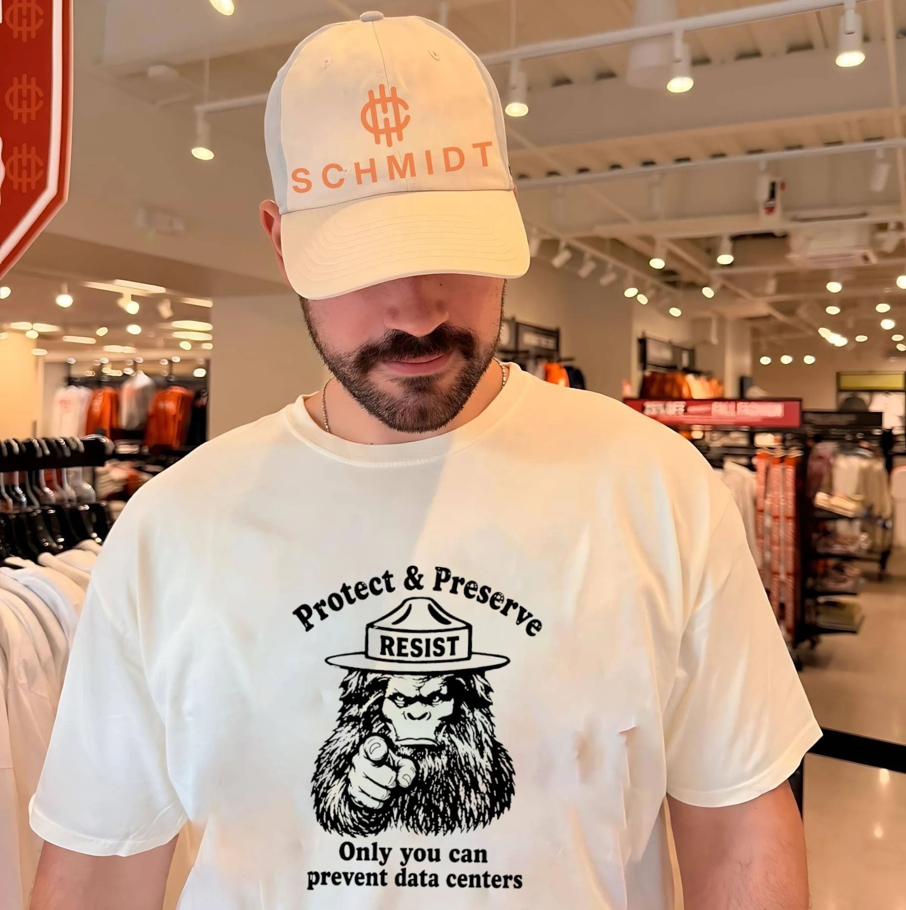 Resist Squatchy protect and preserve only you can prevent data centers shirt