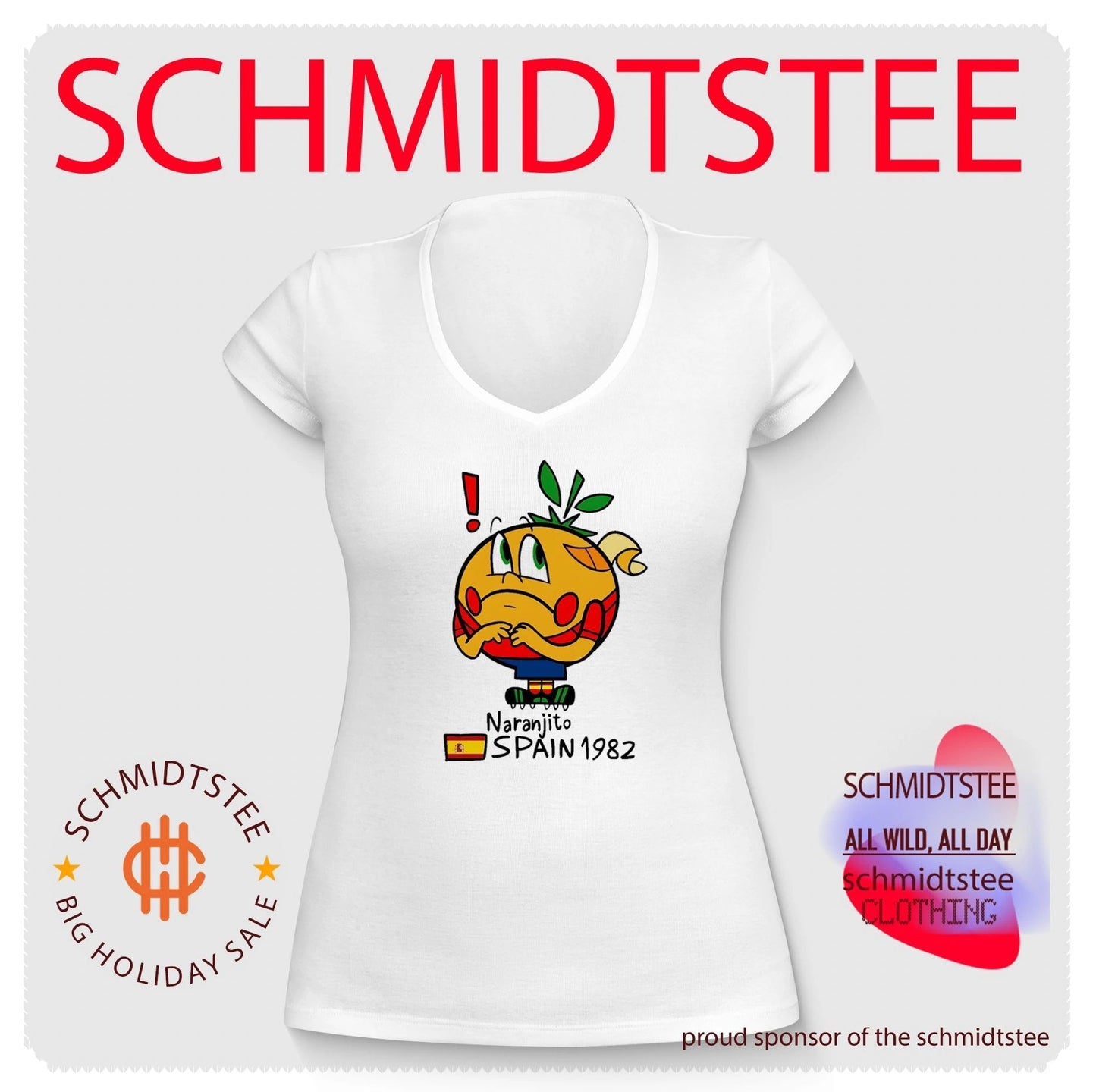 Naranjito Spain 1982 World Cup Mascot Football History shirt