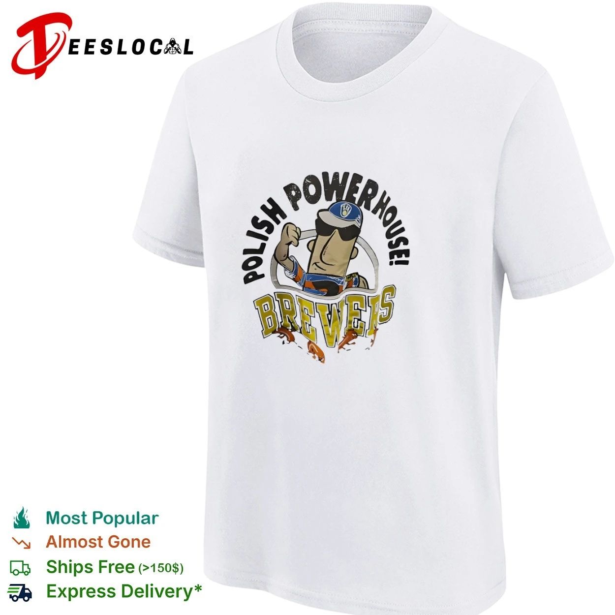 Polish Powerhouse Milwaukee Brewers MLB T-shirt