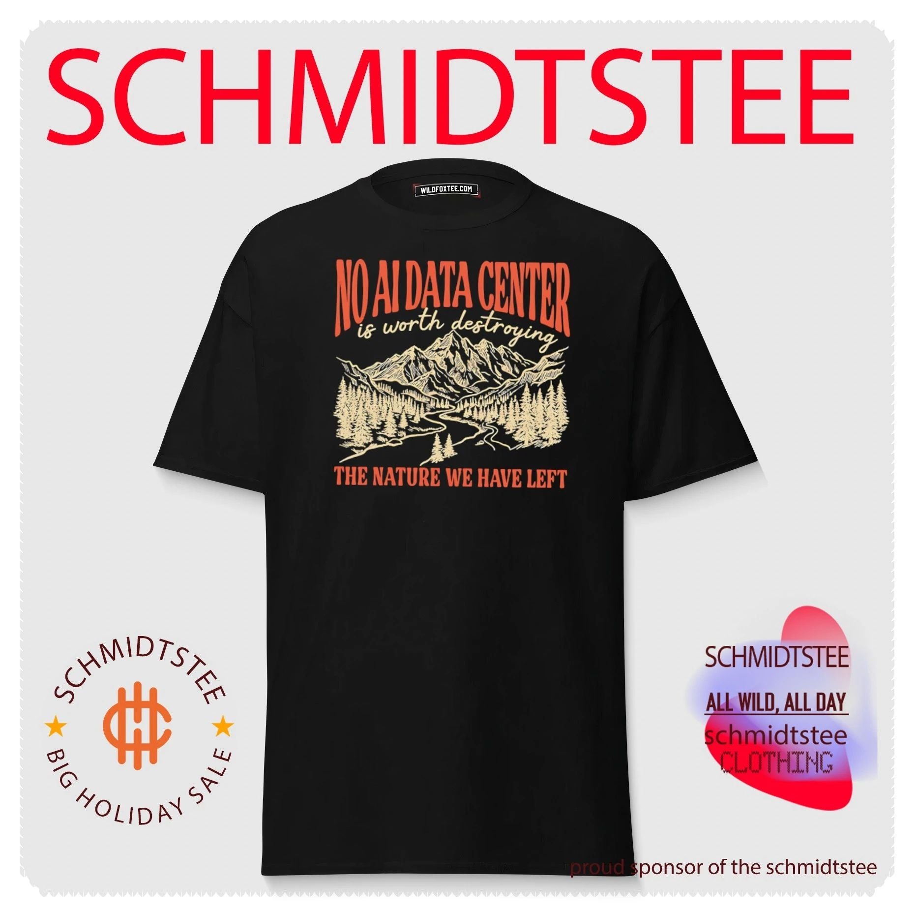 No AI data center is worth destroying the nature we have left shirt