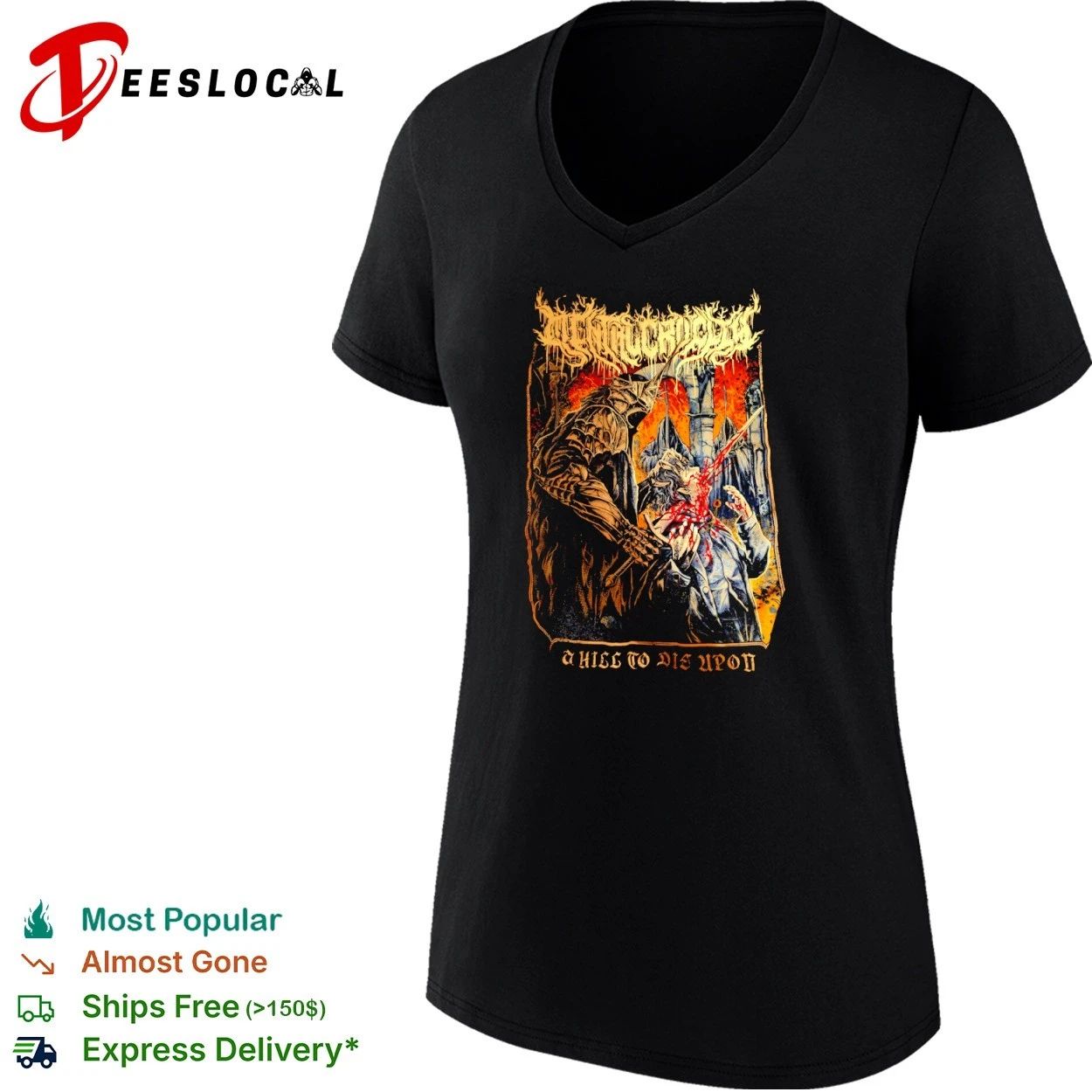 Mental Cruelty A Hill to Die Upon Deathcore T-shirt