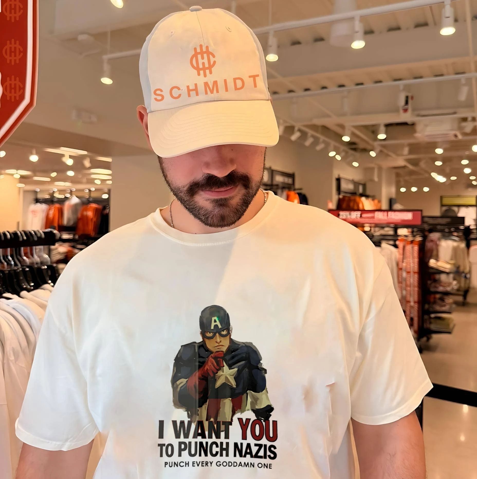 Captain America I want you to punch Nazis punch every goddamn one shirt