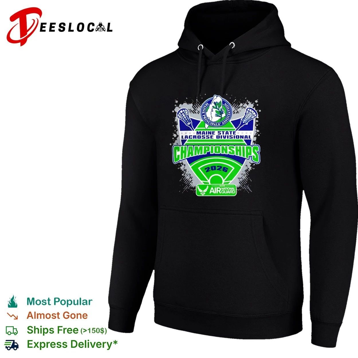 Maine Principals Association Maine State Lacrosse Divisional Championships 2026 T-shirt