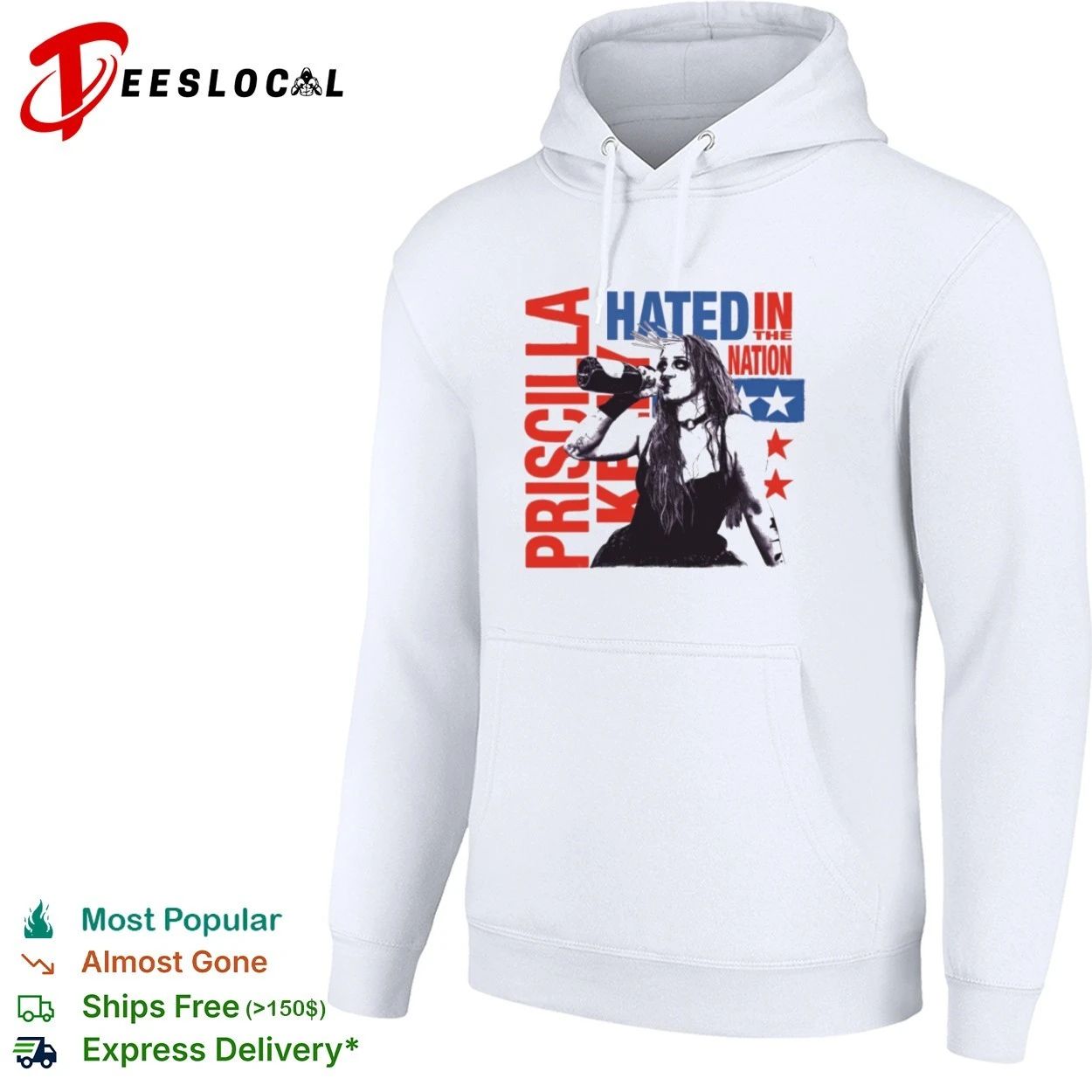 Priscilla Kelly Hated in the Nation Wrestling T-shirt
