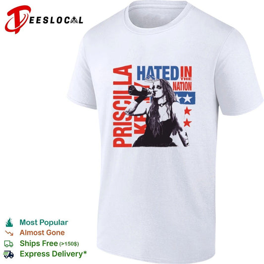 Priscilla Kelly Hated in the Nation Wrestling T-shirt