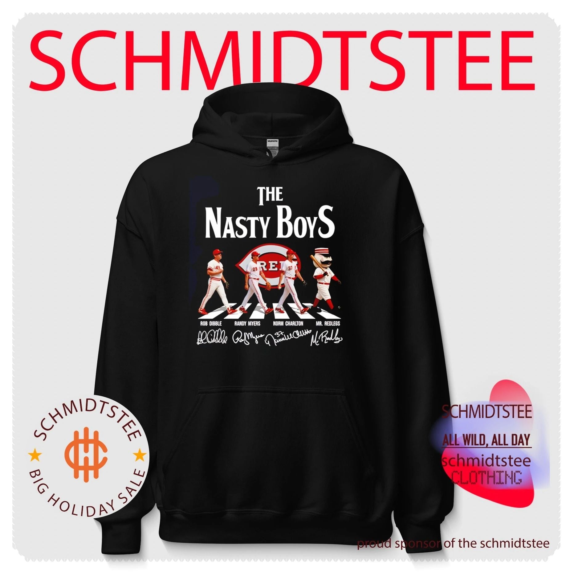 Cincinnati Reds The Nasty Boys Abbey Road signature shirt