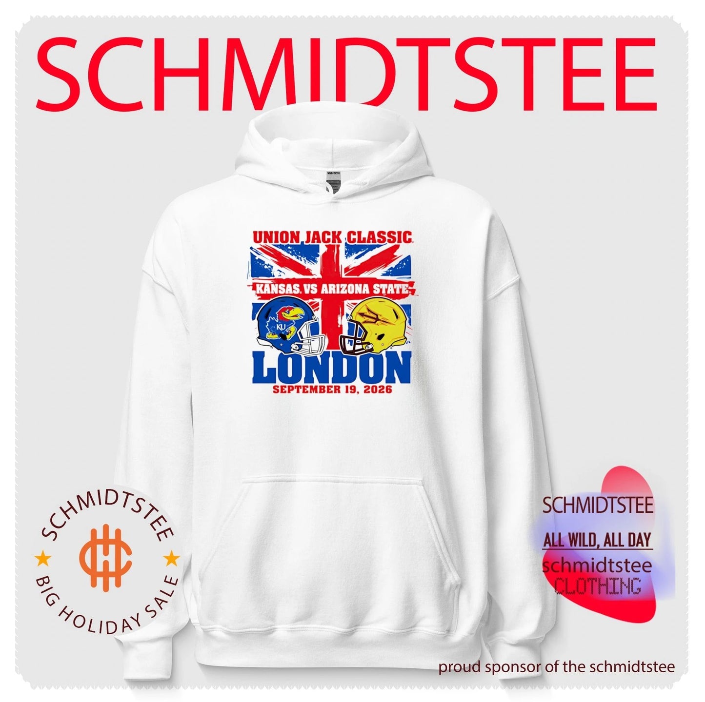 Union Jack Classic Kansas Jayhawks vs Arizona State London 2026 shirt
