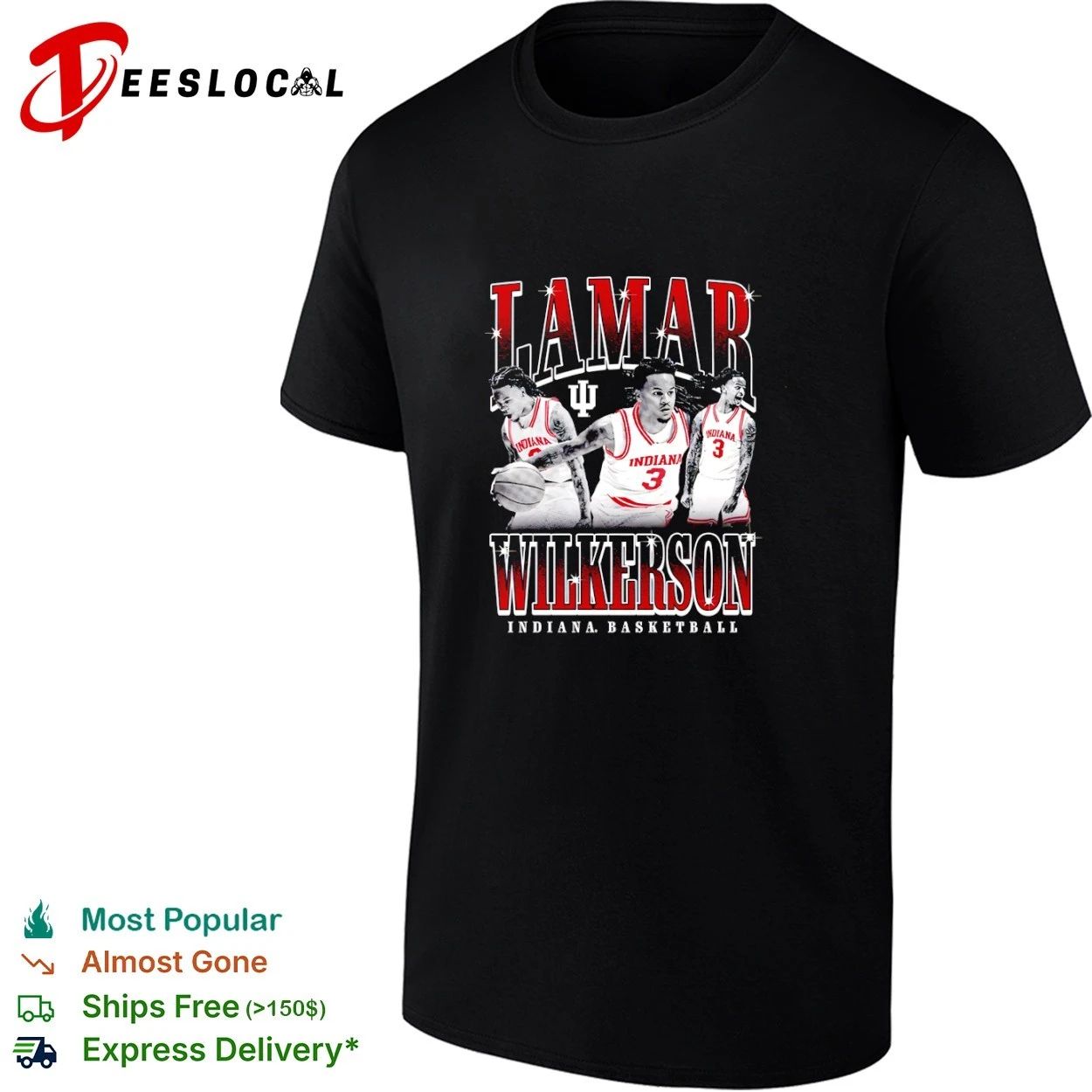 Lamar Wilkerson Indiana Basketball T-shirt