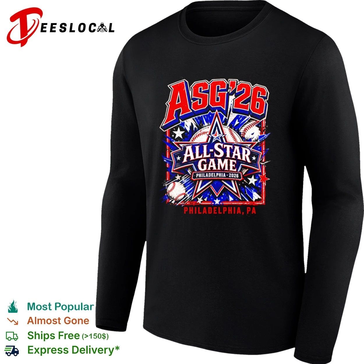 ASG 26 All-Star Game Philadelphia 2026 Philadelphia Phillies T-shirt