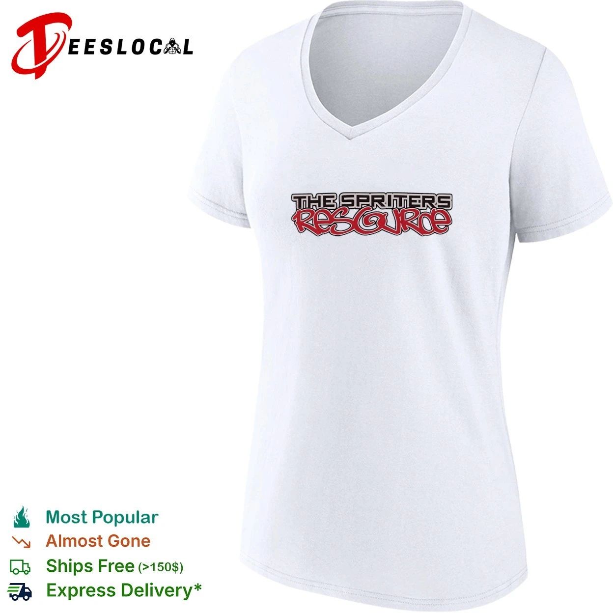 The Spriters Resource gaming sprites pixel art T-shirt