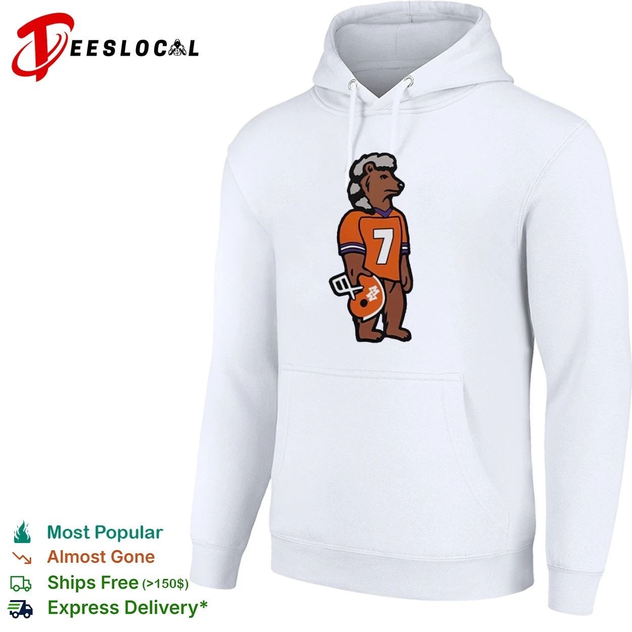Morgan Wallen Bear 7 Clemson Tigers Country Music T-shirt